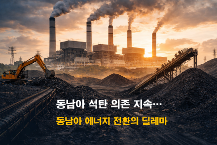 동남아 석탄 의존 지속…IEA·ADB “전력 수요 증가가 에너지 전환 속도 제약”