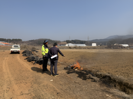 경기도, 농촌 불법소각 집중 점검… 산불·미세먼지 예방 강화
