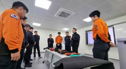 전기차 확산에 대응…인천소방학교, 소방공무원 대상 사고 대응 교육 실시