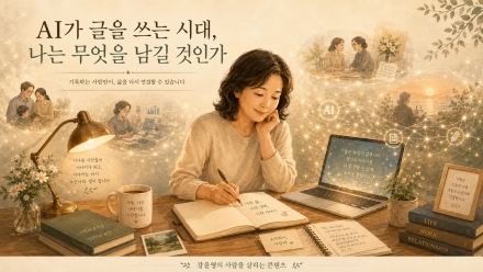 [강윤영의 사람을 살리는 콘텐츠]①  AI가 글을 쓰는 시대, 나는 무엇을 남길 것인가