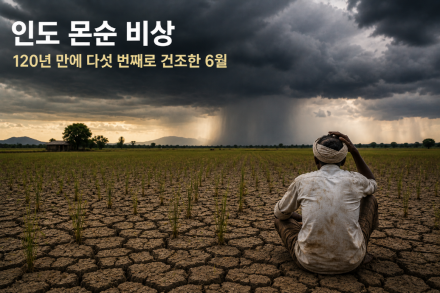 인도 몬순 비상…120년 만에 다섯 번째로 건조한 6월, 식량안보 우려 커진다