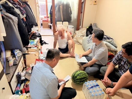 LH 대전충남, 폭염 취약 고령자 가구 직접 찾아 안전점검