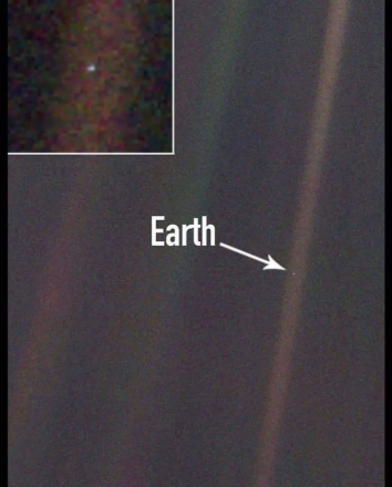 [윤재은 칼럼] 우주에서 보면 지구는 한 점의 먼지…‘Pale Blue Dot’이 던지는 인간 존재에 대한 질문