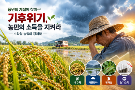 [남재철의 기후&식량안보㉒] 풍년의 계절에 찾아온 기후 위기, 농민의 소득을 지켜라.