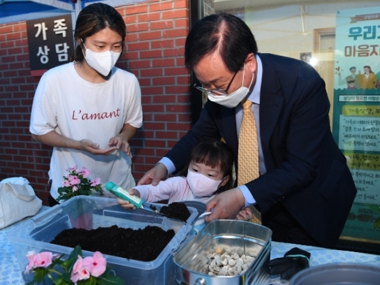 완주군, 빗물이용 환경지킴이 체험 화제