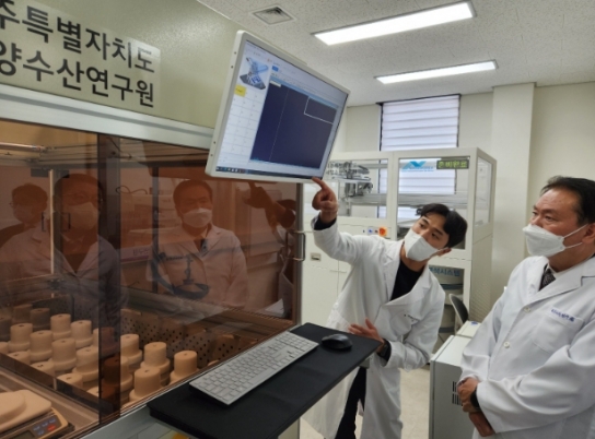 제주도 김희현 부지사, 후쿠시마 원전 오염수 방류 대응 현장 점검