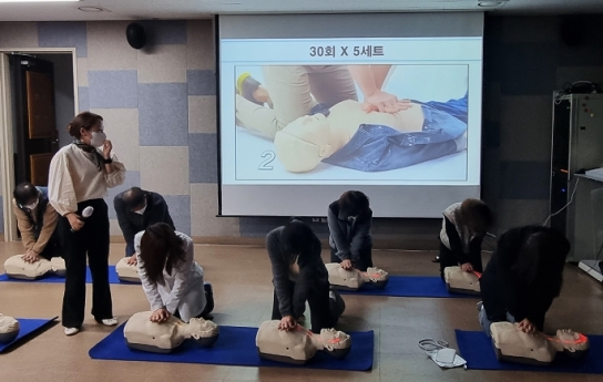 서산시, 심폐소생술 및 응급처치교육 체험장 운영