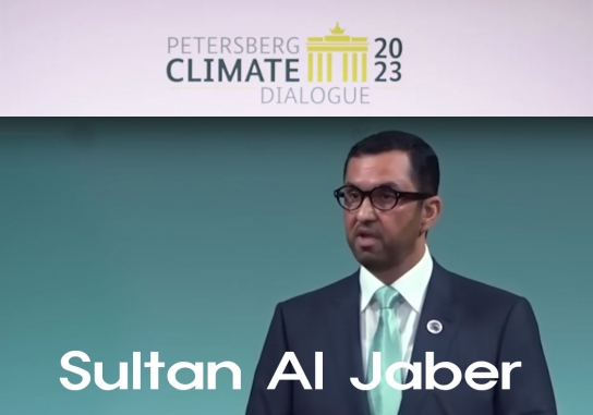 COP28 회장 알 자베르 박사, 화석 연료의 예측 가능한 미래와 배출의 단계적 폐지 주장