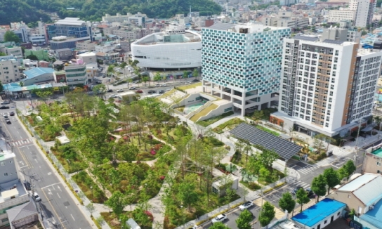포항시, 천연 공기청정기 ‘북구청 도시 숲’ 온실가스 배출권 거래제 추진