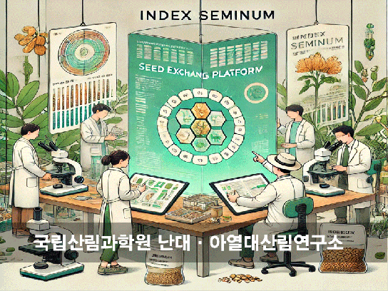산림청 국립산림과학원 난대·아열대산림연구소... 인덱스 세미넘 통해 종자 보존 확대“